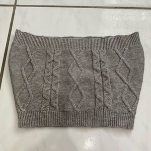 grey tube top size M